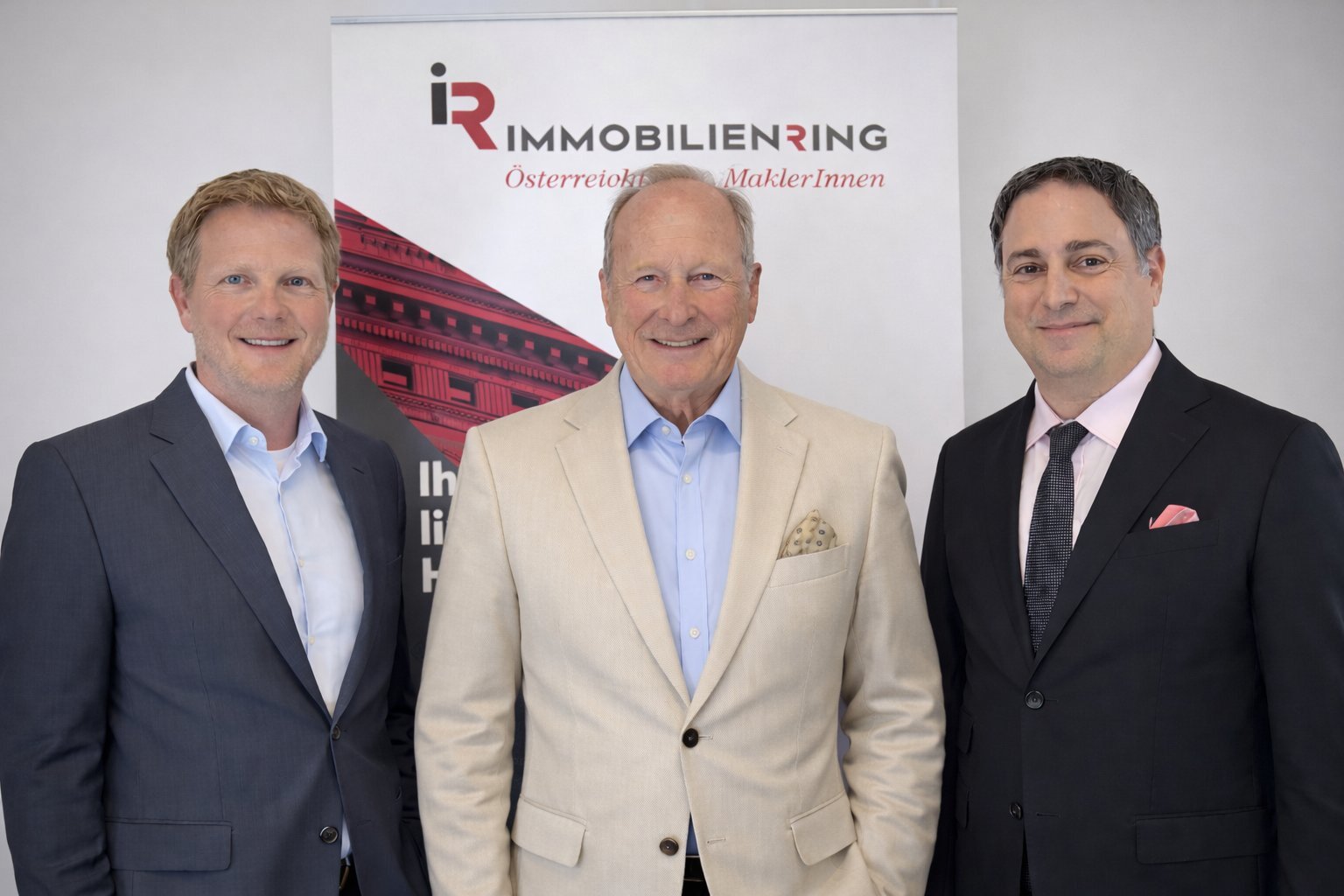 Das Präsidium, von links: Thomas Lainer, Georg Spiegelfeld und Alexander Scheuch